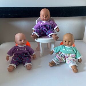 Vintage 1998 Cititoy Baby Doll Toy Cloth Rubber Sweet And Cute